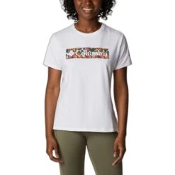 T-shirt Femme Columbia Sun Trek Graphic [Size XS] -Columbia Shop 1931753 108 1