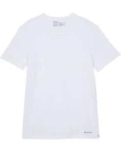Columbia 100% Pure Cotton Crew Neck Tee Classic Fit Solid 3-Pack