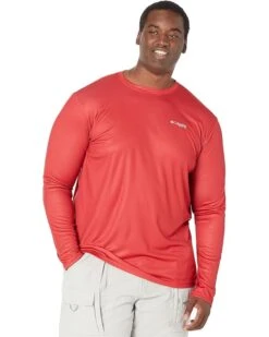 Columbia Big & Tall Terminal Tackle PFG Fish Flag™ Long Sleeve Shirt