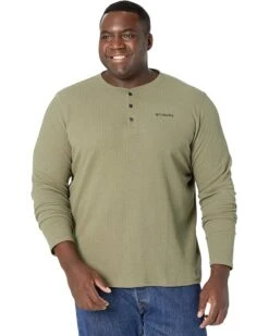 Columbia Big & Tall Pine Peak™ Waffle Long Sleeve Henley