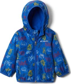 Columbia Mini Pixel Grabber II Wind Jacket - Toddler|-|Manteau Coupe-vent Mini Pixel Grabber II - Tout-petit Garçon -Columbia Shop COL 1544291 7EAzul 20Camp 20Creatures