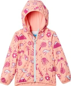 Columbia Mini Pixel Grabber II Wind Jacket - Toddler|-|Manteau Coupe-vent Mini Pixel Grabber II - Tout-petit Garçon -Columbia Shop COL 1544291 7ECoral 20Reef 20Vacation 20Vibes