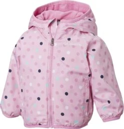 Columbia Mini Pixel Grabber II Wind Jacket - Toddler|-|Manteau Coupe-vent Mini Pixel Grabber II - Tout-petit Garçon -Columbia Shop COL 1544291 7EPink 20Clover 20Polkadot