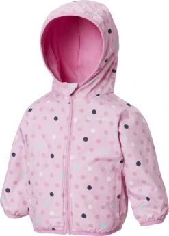 Columbia Mini Pixel Grabber II Wind Jacket - Toddler|-|Manteau Coupe-vent Mini Pixel Grabber II - Tout-petit Garçon -Columbia Shop COL 1544291 7EPink 20Clover 20Polkadot 7Emodel