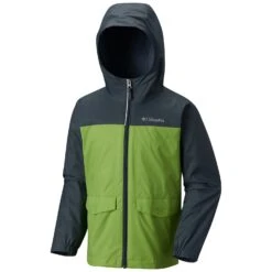 Columbia Rain-Zilla Fleece Jacket - Toddler Boys|-|Manteau En Molleton Rain-Zilla - Tout-petit Garçon -Columbia Shop COL 1582882 7ECyber 20Green 20 20Mystery 7EHood