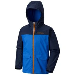 Columbia Rain-Zilla Fleece Jacket - Toddler Boys|-|Manteau En Molleton Rain-Zilla - Tout-petit Garçon -Columbia Shop COL 1582882 7ESuper 20Blue 20 20Collegiate 20Navy 20 20Solar 7EHood