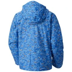 Columbia Kid's Fast & Curious Rain Jacket|-|Veste Manches Longues Fast & Curious Rain Enfant -Columbia Shop COL 1582901 7ERiptide 20Print 7EBack