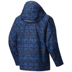 Columbia Kid's Fast & Curious Rain Jacket|-|Veste Manches Longues Fast & Curious Rain Enfant -Columbia Shop COL 1582901 7ESuper 20Blue 20Print 7EBack