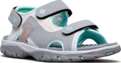 Columbia Castlerock Supreme Shoes - Big Kids|-|Chaussures Castlerock Supreme - Grand Enfant -Columbia Shop COL 1594641 7ETradewinds 20Grey 20 20Bright 20Peach