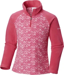 Columbia Girl's Glacial II Fleece Print Half Zip|-|Chandail En Molleton à Demi Glissière Et Imprimés Glacial II Fille