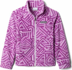 Columbia Benton Springs II Printed Fleece Jacket - Girls|-|Manteau En Laine Polaire Imprimée Benton Springs II - Fille -Columbia Shop COL 1618281 7EBerry 20Jam 20Geo 20Elements