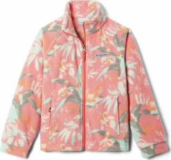 Columbia Benton Springs II Printed Fleece Jacket - Girls|-|Manteau En Laine Polaire Imprimée Benton Springs II - Fille -Columbia Shop COL 1618281 7EMelonade 20Magnolia 20Floral