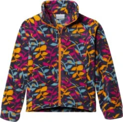 Columbia Benton Springs II Full Zip Fleece Sweatshirt - Toddler Girls|-|Chandail En Molleton à Glissière Pleine Longueur Benton Springs II - Toute Petite Fille -Columbia Shop COL 1618282 7ENocturnal 20Scrap 20Floral
