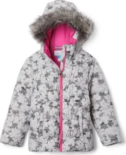 Columbia Gyroslope Insulated Warm Waterproof Jacket (Past Season) - Girls|-|Manteau Isolé Et Imperméable Gyroslope (saison Précédente) - Fille -Columbia Shop COL 1624561 7ESilver 20Grey 20Leave
