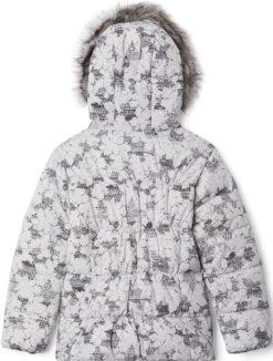 Columbia Gyroslope Insulated Warm Waterproof Jacket (Past Season) - Girls|-|Manteau Isolé Et Imperméable Gyroslope (saison Précédente) - Fille -Columbia Shop COL 1624561 7E 7EBack 20Silver 20Grey 20Leave