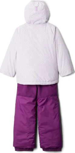 Columbia Frosty Slope Set - Kid's|-|Ensemble Frosty Slope - Enfants -Columbia Shop COL 1624592 7E 7EBack1 20Pale 20Lilac 20Chevron 20Print 20 20Plum