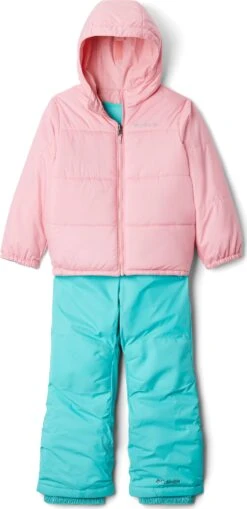 Columbia Double Flake Set - Kid's|-|Ensemble Double Flake - Enfants -Columbia Shop COL 1624602 7E 7EFront1 20Dolphin 20 20Pink 20Orchid