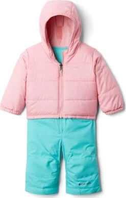 Columbia Double Flake Set - Infant|-|Ensemble Double Flake - Enfant -Columbia Shop COL 1624603 7E 7EFront1 20Dolphin 20 20Pink 20Orchid