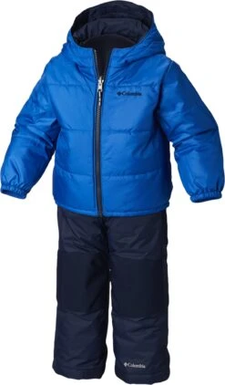 Columbia Double Flake Set - Infant|-|Ensemble Double Flake - Enfant -Columbia Shop COL 1624603 7E 7EFront1 20Super 20Blue 20 20Collegiate 20Navy