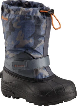 Columbia Powderbug Forty Print Snow Boots - Big Kids|-|Bottes De Neige Powderbug Forty Print - Grand Enfant -Columbia Shop COL 1637861 7EGraphite 20 20Heatwave