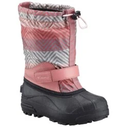 Columbia Powderbug Forty Print Snow Boots - Big Kids|-|Bottes De Neige Powderbug Forty Print - Grand Enfant -Columbia Shop COL 1637861 7EWild 20Salmon 20 20Rosewater 3ce52e07 1472 45f5 a749 c17725401196