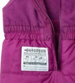 Columbia Buga Bib Snow Pant - Kids|-|Pantalon De Neige Et Salopette Buga - Enfant -Columbia Shop COL 1681011 7E 7Ez 20Plum