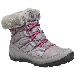 Columbia Big Kid's Minx Shorty Omni-Heat Waterproof Boots -25F/-32C|-|Bottes Imperméables Minx Shorty Omni-Heat Grand Enfant -25F/-32C -Columbia Shop COL 1709751 7ELight 20Grey 20 20Deep 20Blush