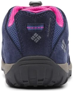 Columbia Redmond Waterproof Hiking Shoes - Youth|-|Chaussures De Randonnées Imperméables Redmond - Jeune -Columbia Shop COL 1719321 7E 7EBack 20Bluebell 20 20Pink 20Ice