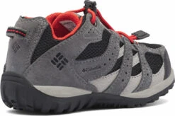 Columbia Redmond Waterproof Hiking Shoes - Little Kids|-|Chaussures De Randonnée Imperméables Redmond - Petit Enfant -Columbia Shop COL 1719322 7E 7Ebackside 20Black 20Flame