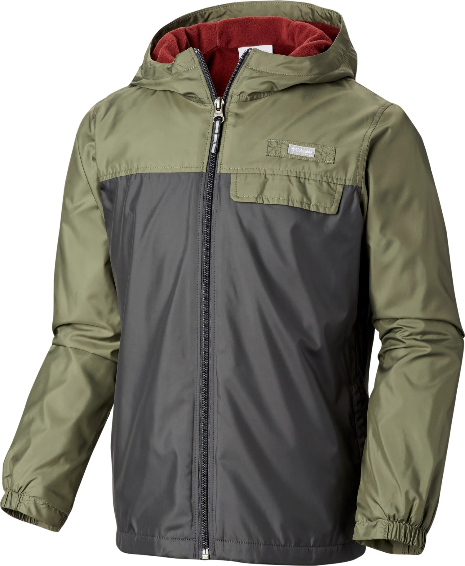 Columbia Mountain Side Fleece Lined Windbreaker - Boy's|-|Coupe-vent En Doublure Polaire Mountain Side - Garçon 14 Columbia Mountain Side Fleece Lined Windbreaker - Boy's|-|Coupe-vent En Doublure Polaire Mountain Side - Garçon - Image 12