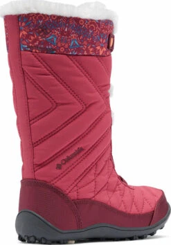 Columbia Minx Mid III Print Omni-Heat Winter Boots - Youth|-|Minx Mid III Print Omni-Heat Winter Boots - Jeune -Columbia Shop COL 1790121 7E 7Edetail4 20Dark 20Fuchsia 20 20Lychee