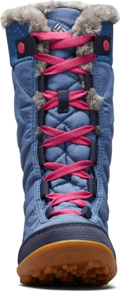 Columbia Minx Mid III Print Omni-Heat Winter Boots - Youth|-|Minx Mid III Print Omni-Heat Winter Boots - Jeune -Columbia Shop COL 1790121 7E 7Efront 20Bluebell 20 20Pink 20Ice