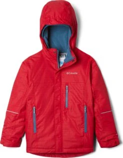 Columbia Mighty Mogul Jacket - Boy's|-|Manteau Mighty Mogul - Garçon -Columbia Shop COL 1801061 7EMountain 20Red 20Check 20Print