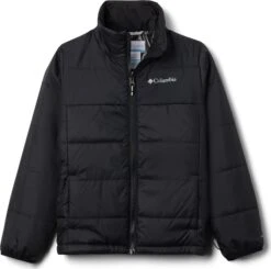 Columbia Whirlibird II Interchange Jacket - Boys|-|Manteau Interchangeable Whirlbird II - Garçon -Columbia Shop COL 1801521 7E 7EFront 20Black 20Typo 20Print 20 20Black