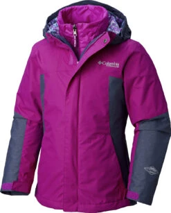 Columbia Whirlibird II Interchange Jacket - Girls|-|Manteau Interchangeable Whirlibird II - Fille -Columbia Shop COL 1801531 7EBright 20Plum 20 20Nocturnal