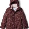 Columbia Whirlibird II Interchange Jacket - Girls|-|Manteau Interchangeable Whirlibird II - Fille -Columbia Shop COL 1801531 7EMalbec 20Crackle 20Print 20 20Malbec