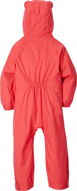 Columbia Kitteribbit Rain Suit - Toddler|-|Combinaison Kitteribbit Tout-petit -Columbia Shop COL 1833132 7EBright 20Geranium 20 20Hot 20Coral 7Eback