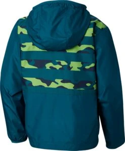 Columbia Pixel Grabber Reversible Jacket - Kids|-|Manteau Réversible Pixel Grabber - Enfant -Columbia Shop COL 1833141 7ECyber 20Green 20Cam 7EBack