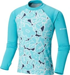 Columbia Sandy Shores Printed Long Sleeve Sunguard - Toddler Girls|-|Maillot De Surf à Manches Longues Et Imprimé Sandy Shores - Toute Petite Fille -Columbia Shop COL 1833162 7EGeyser 20Floral