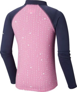 Columbia Sandy Shores Printed Long Sleeve Sunguard - Toddler Girls|-|Maillot De Surf à Manches Longues Et Imprimé Sandy Shores - Toute Petite Fille -Columbia Shop COL 1833162 7EOrchid 20Dots 7Eback 03216830 2350 4388 a519 b464517f546a