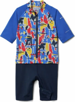 Columbia Sandy Shores Sunguard Suit - Toddler|-|Combinaison De Surf Sandy Shores - Tout-petit -Columbia Shop COL 1833181 7EBright 20Gold 20Brushy 20Camo