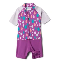 Columbia Sandy Shores Sunguard Suit - Infant|-|Combinaison De Surf Sandy Shores - Nourrisson -Columbia Shop COL 1833182 7EBerry 20Jam 20Rain 20Drops 20 20Pale 20Lilac