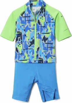 Columbia Sandy Shores Sunguard Suit - Infant|-|Combinaison De Surf Sandy Shores - Nourrisson -Columbia Shop COL 1833182 7EGreen 20Mamba 20Brushy 20Camo