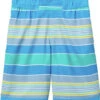 Columbia Sandy Shores Boardshort - Boys|-|Short De Surf Sandy Shores - Garçon -Columbia Shop COL 1833191 7EBright 20Aqua 20Danby 20Stripe 20 20Compass 20Blue