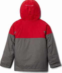 Columbia Alpine Action II Jacket - Boy's|-|Manteau Alpine Action II - Garçon -Columbia Shop COL 1863421 7E 7Eback 20City 20Grey 20Heather 20 20Mtn 20Red