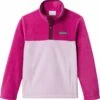 Columbia Steens Mountain 1/4 Snap Fleece Pullover - Kids|-|Chandail En Molleton 1/4 Boutons-pression Steens Mountain - Enfant -Columbia Shop COL 1863931 7EAura 20 20Wild 20Fuchsia