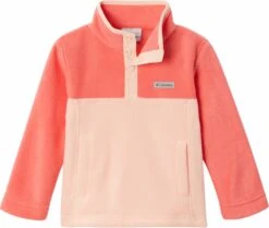 Columbia Steens Mountain 1/4 Snap Fleece Pullover - Toddler|-|Chandail En Molleton 1/4 Boutons-pression Steens Mountain - Tout-Petit -Columbia Shop COL 1863933 7EPeach 20Blossom 20 20Blush 20Pink