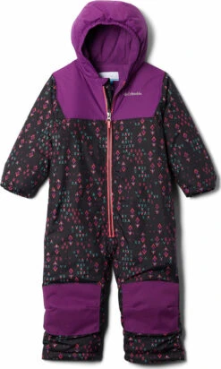 Columbia Alpine Free Fall Suit - Infant|-|Alpine Free Fall Suit - Nourrisson -Columbia Shop COL 1864031 7EBlack 20Geo 20Sprinkles 20 20Plum