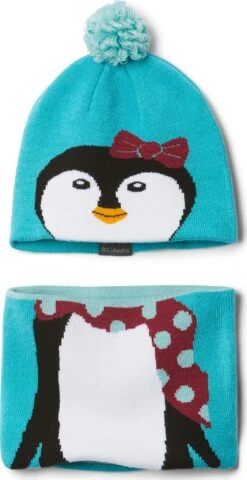 Columbia Snow More Hat And Gaiter Set - Youth|-|Snow More Hat And Gaiter Set - Jeune -Columbia Shop COL 1865961 7EGeyser 20Penguin