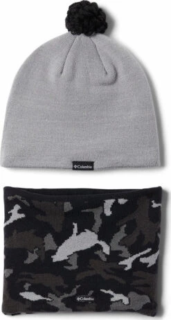 Columbia Snow More Hat And Gaiter Set - Youth|-|Snow More Hat And Gaiter Set - Jeune -Columbia Shop COL 1865961 7E 7Eback 20Columbia 20Grey 20Critter 20Camo